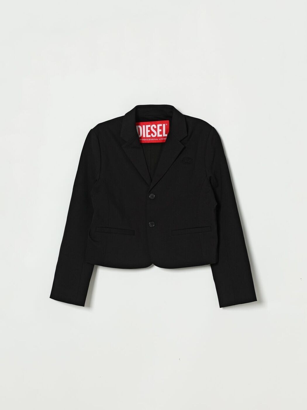 ディーゼル DIESEL バイカージャケット 上衣 ガールズ 黒いこと Biker jackets J02646KYATE 関税 貨物輸送無料 2026SS gi