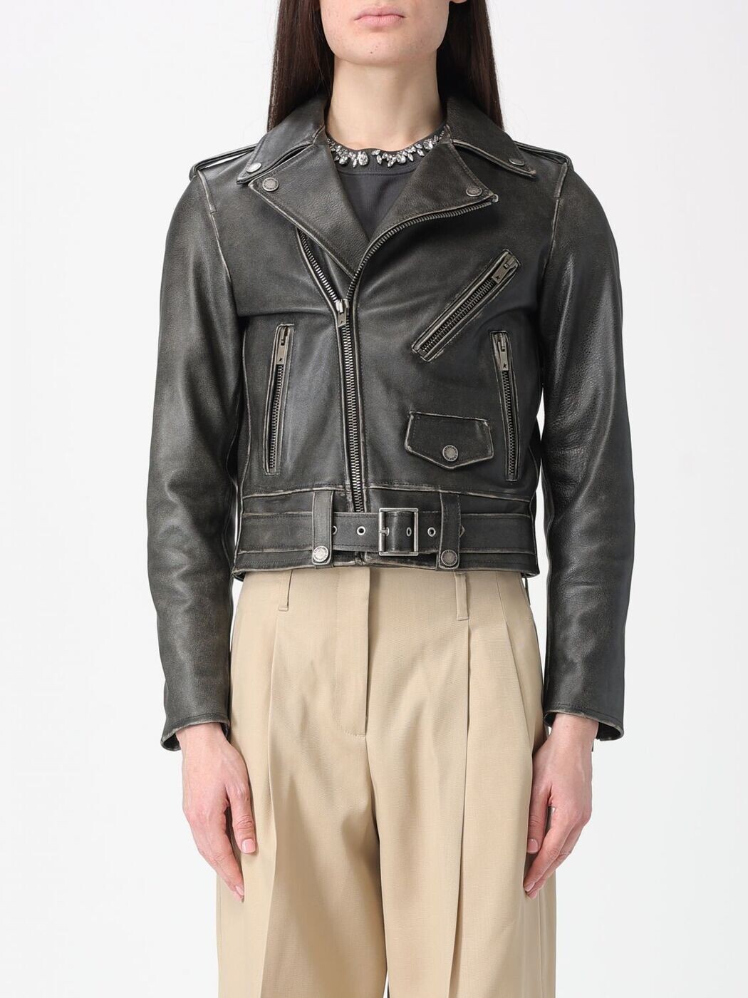 ゴールデン グース 晴れ晴れしい ブランド名 GOLDEN GOOSE 背広上衣 背広 上衣 レディース 黒いこと Suit Jackets GWP00848P000647 関税 貨物輸送無料 2026SS gi