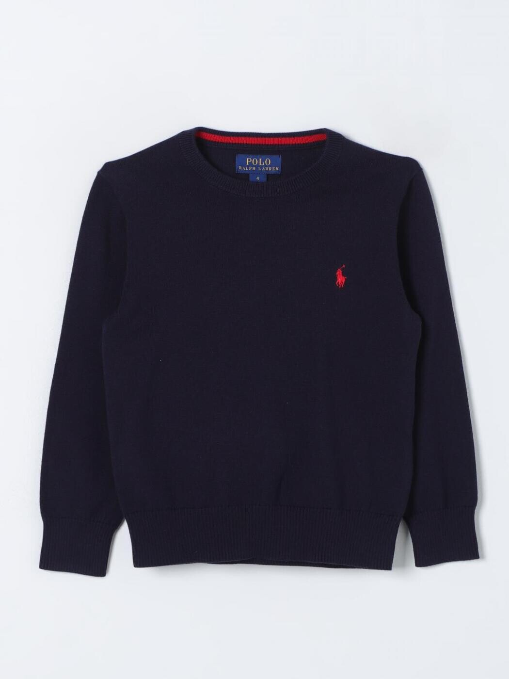 ポロ・ラルフローレン POLO RALPH LAUREN クルーネックジャンパー ニットウェア ボーイズ ブルー Crew neck jumpers 322799887031 ~ 関税 送料無料 2025AW gi