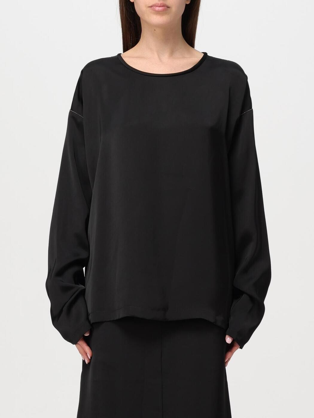 ファビアナ フィリッピ FABIANA FILIPPI Tシャツ トップス レディース ブラック T-shirts and tops TDP264F222D623 Black 関税 送料無料 2024SS gi｜BRANDSHOP「il Tesoro」 59,510円