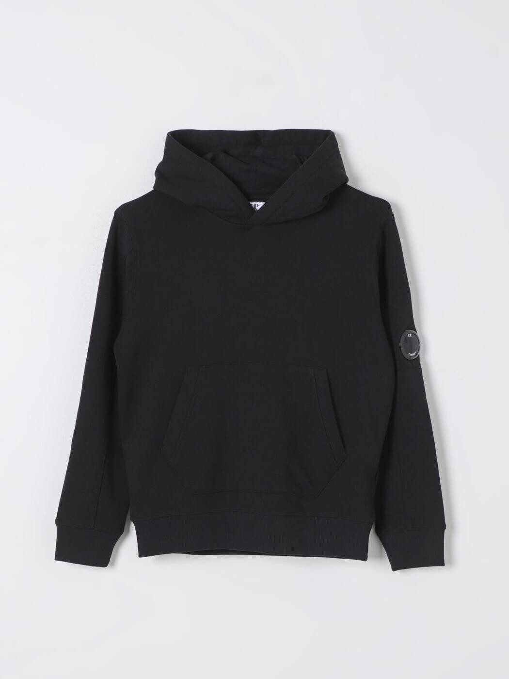 シーピーカンパニー C.P. COMPANY クルーネックジャンパー 編み物御召しもの ボーイズ 黒いこと Crew neck jumpers CUF00ALCA69 Black 関税 貨物輸送無料 2025AW gi