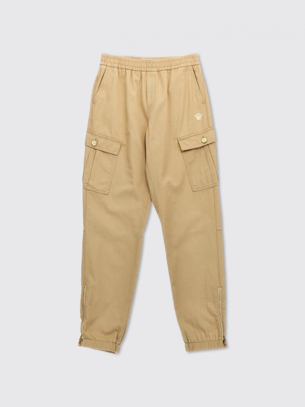 ヴェルサーチェ VERSACE ズボン下 ボーイズ ベージュ Cargo trousers 10126981A09712 関税 貨物輸送無料 2025AW gi
