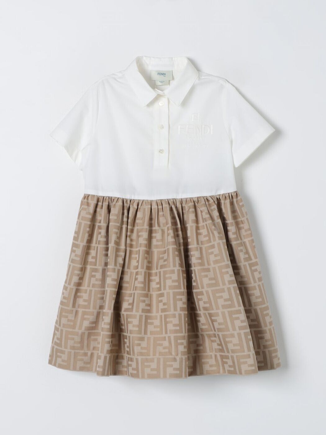 FENDI FENDI ロング御召しもの 御召しもの ガールズ マルチ色つや Long dresses JFB664AL06 関税 貨物輸送無料 2026SS gi