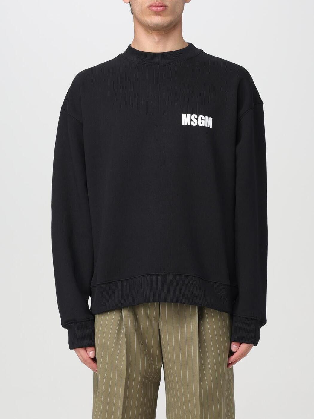 エムエスジーエム MSGM トレーナー 調教師 メンズ 黒いこと Sweatshirts 3640MM129247001 関税 貨物輸送無料 2024SS gi