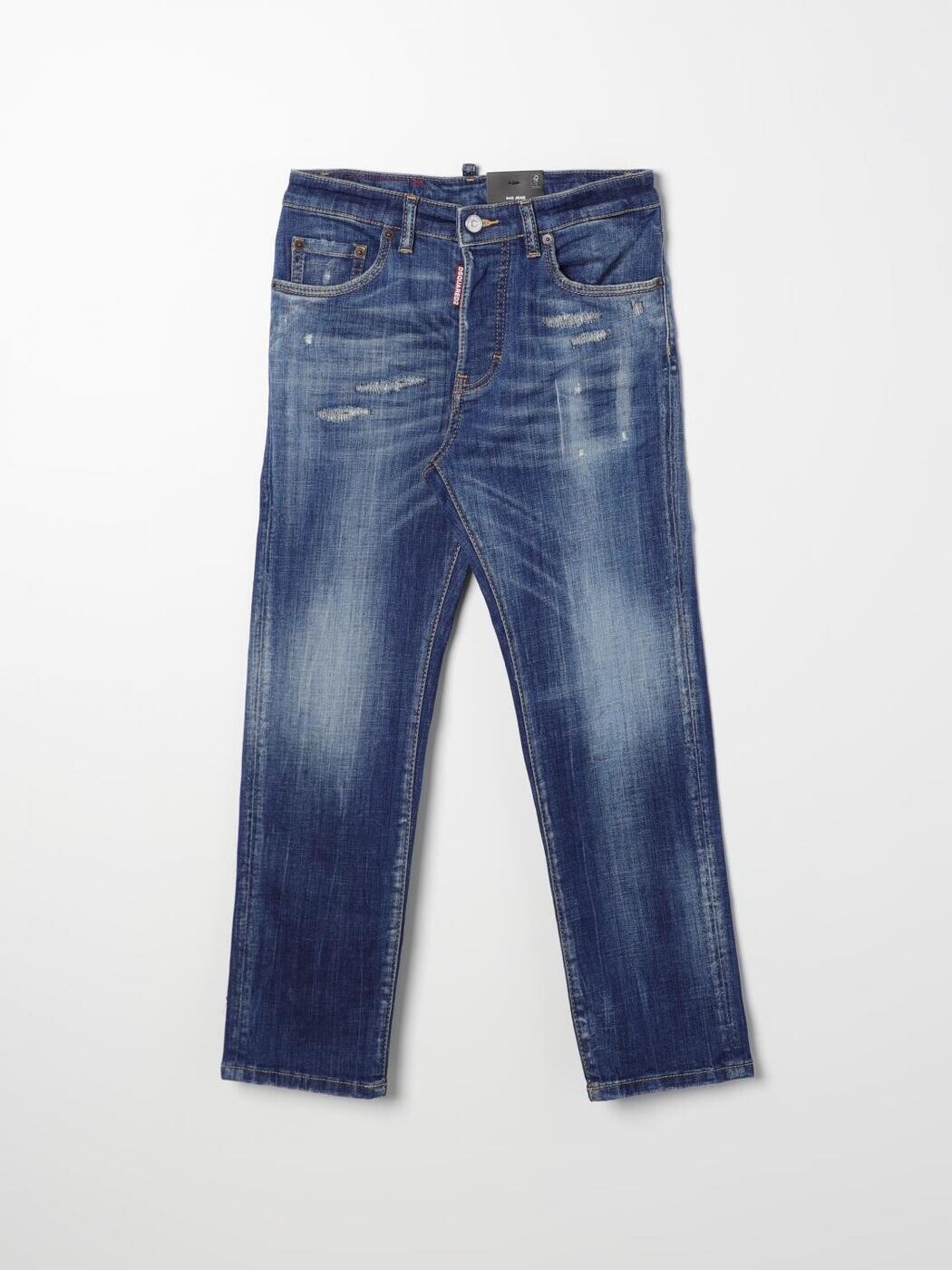 ディースクエアード DSQUARED2 レギュラーフィットジーンズ ジーンズ ボーイズ 青碧 Regular fit jeans DQ2252D0A7G 関税 貨物輸送無料 2025AW gi