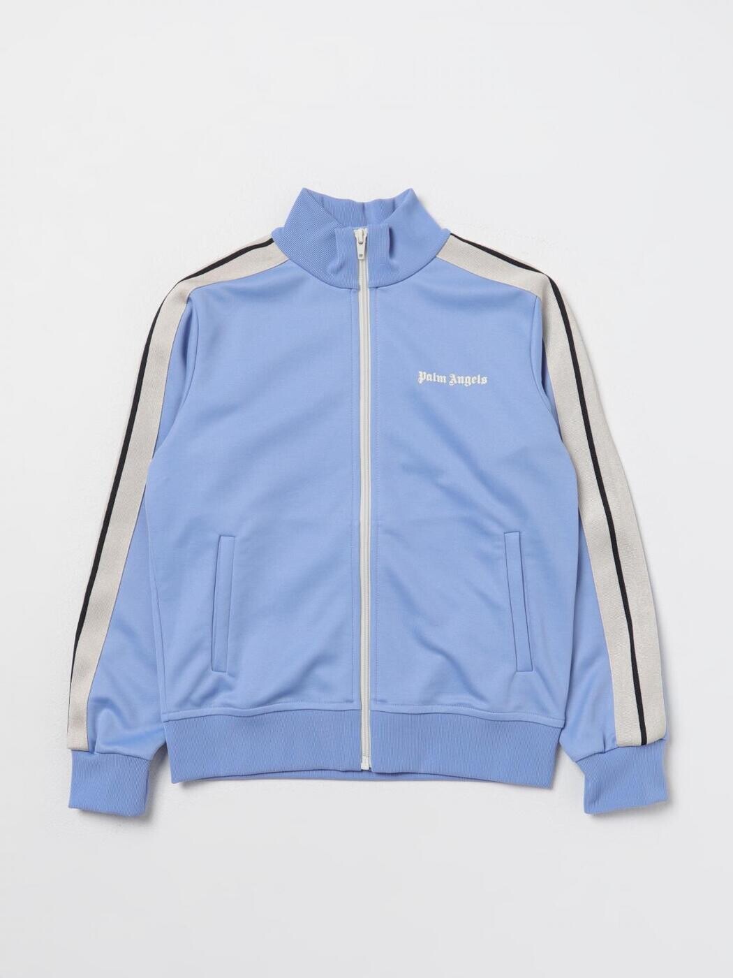 パーム・エンジェルス PALM ANGELS クルーネックジャンパー 編み物お召しもの ボーイズ 青色 Crew neck jumpers PBBD002S24FAB002 関税 貨物輸送無料 2024SS gi