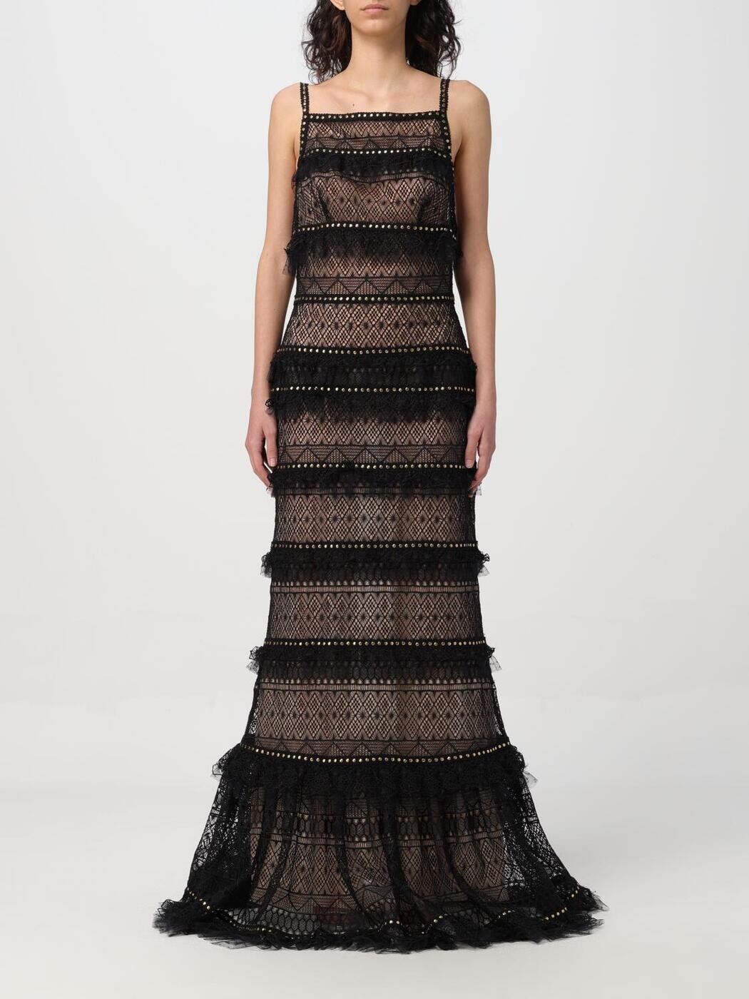 エリー 待遇 ELIE SAAD 衣裳 御召しもの レディース 黒いこと Dresses 12888 関税 貨物輸送無料 2026SS gi