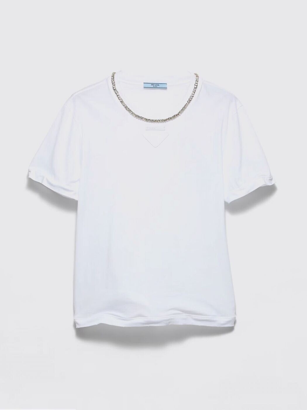 プラダ PRADA プルオーバー 編み物御召しもの レディース 白いこと Knitwear 3569BRSOOO182Y 関税 貨物輸送無料 2026SS gi