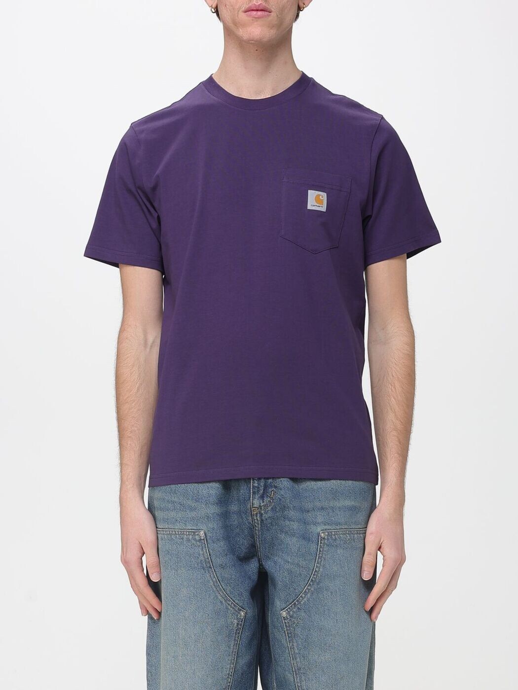 鉄道車両ハート型 ダブリューアイピー CARHARTT WIP プルオーバー メンズ パープル T-shirts I030434 関税 貨物輸送無料 2026SS gi