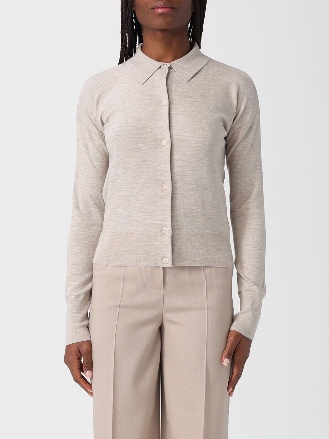 マックス パンパノウサギ MAX MARA スウェーター 編み物御召しもの レディース ベージュ Knitwear 2611361041600 関税 貨物輸送無料 2026SS gi