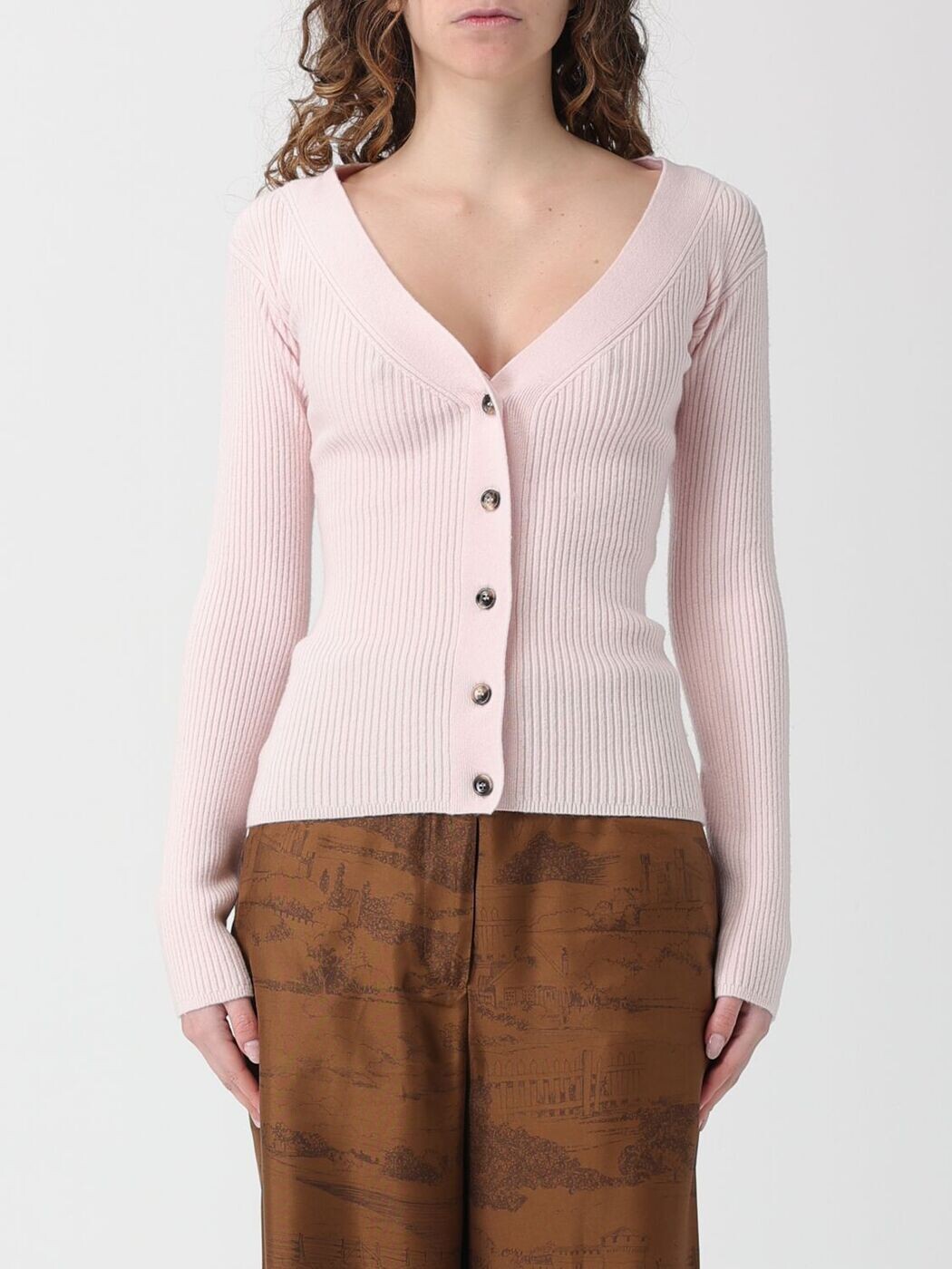 マックス パンパノウサギ MAX MARA スウェーター 編み物御召しもの レディース サクラ色 Knitwear 2611361041600 関税 貨物輸送無料 2026SS gi