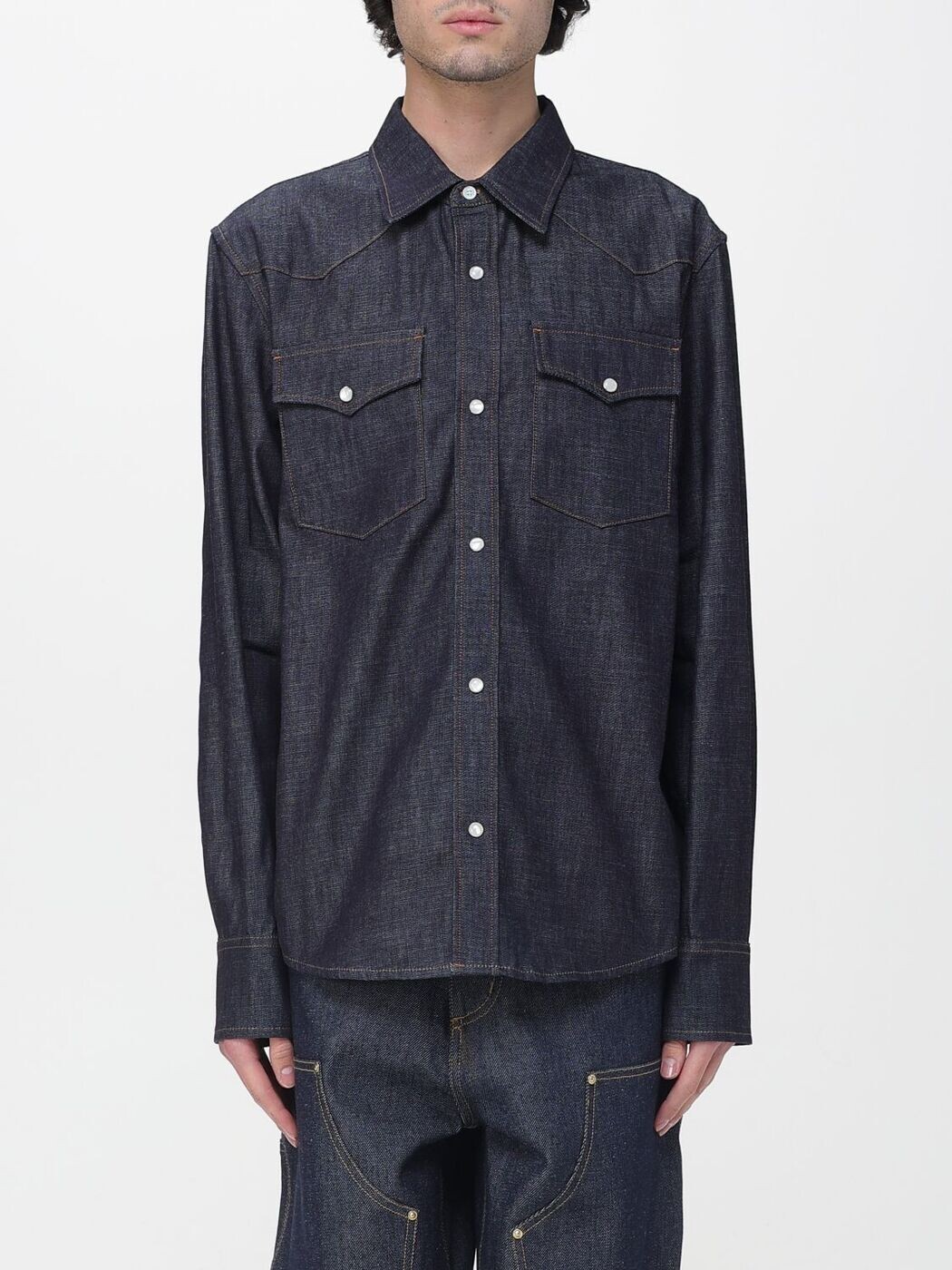 アーペーセー A.P.C. シャツ メンズ ブルー Shirts COHOJH12632 Blue 関税 送料無料 2026SS gi｜BRANDSHOP「il Tesoro」