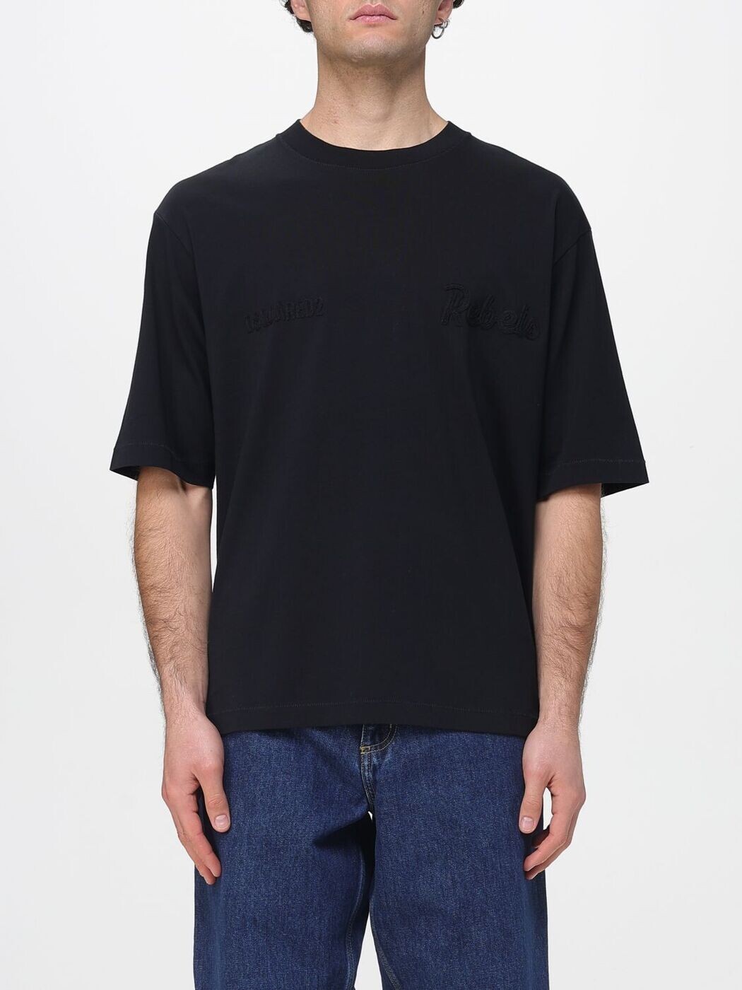 ディースクエアード DSQUARED2 Tシャツ メンズ ブラック T-shirts S74GD1542D20108 Black 関税 送料無料 2026SS gi|BRANDSHOP「il Tesoro」