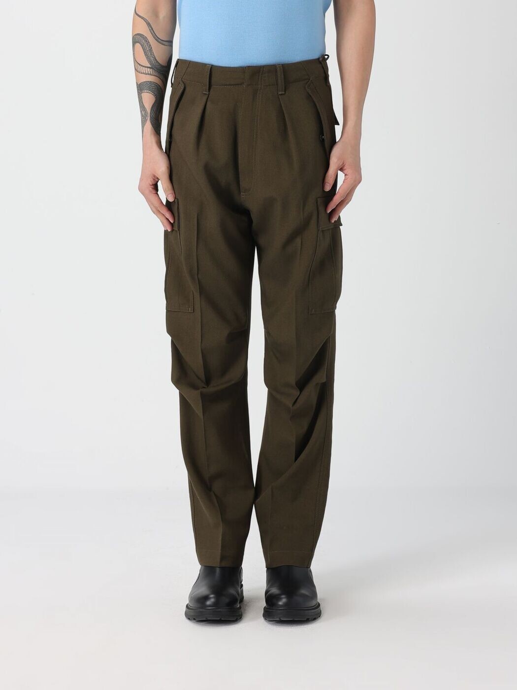 トム ジェラルド・r・フォード TOM FORD ズボン ズボン下 メンズ 赤銅色 Trousers SCC004FMW084 関税 貨物輸送無料 2026SS gi