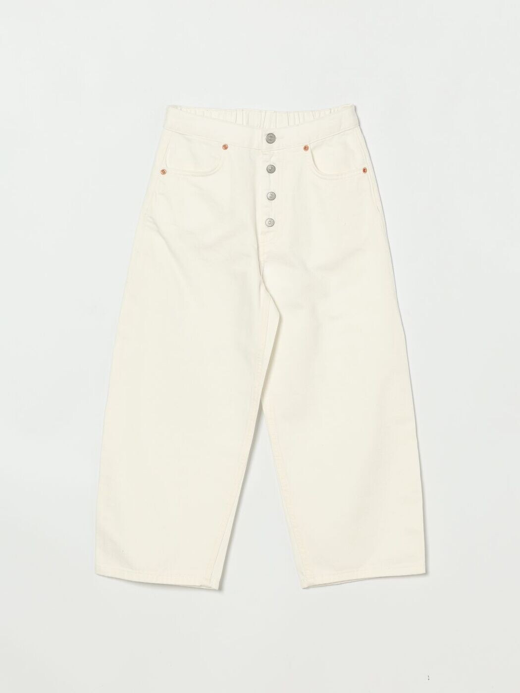 エムエムシックス 棲み家 マルジェラ MM6 MAISON MARGIELA レギュラーフィットジーンズ ジーンズ ガールズ 白いこと Regular fit jeans M60053MM06S 関税 貨物輸送無料 2026SS gi