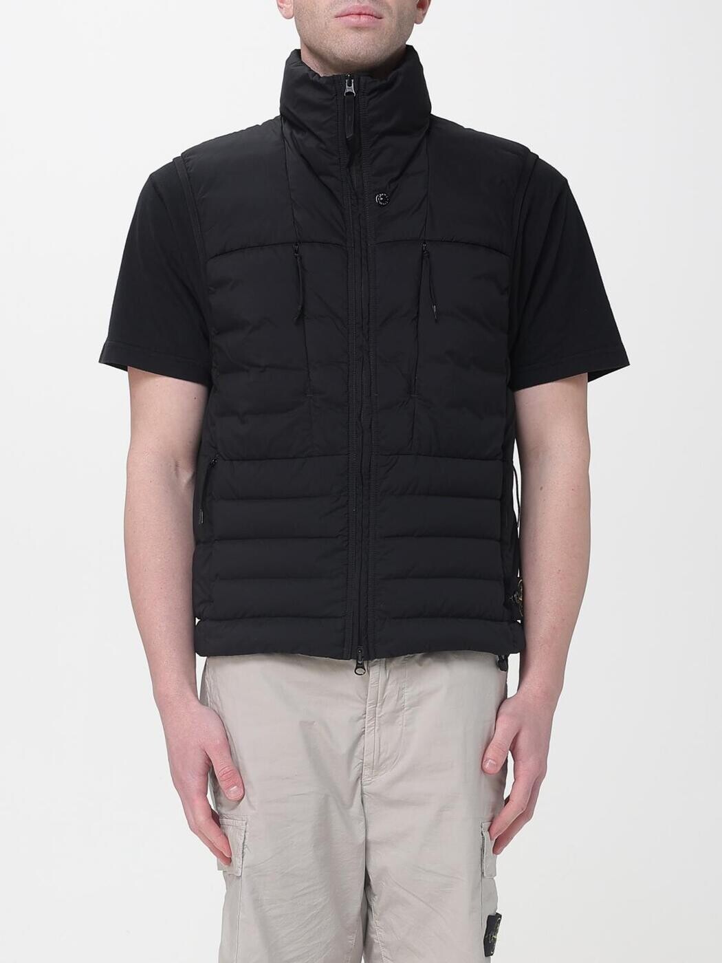 石ころ 島 STONE ISLAND ジレ より良い メンズ 黒いこと Vests G100007S0183 関税 貨物輸送無料 2026SS gi