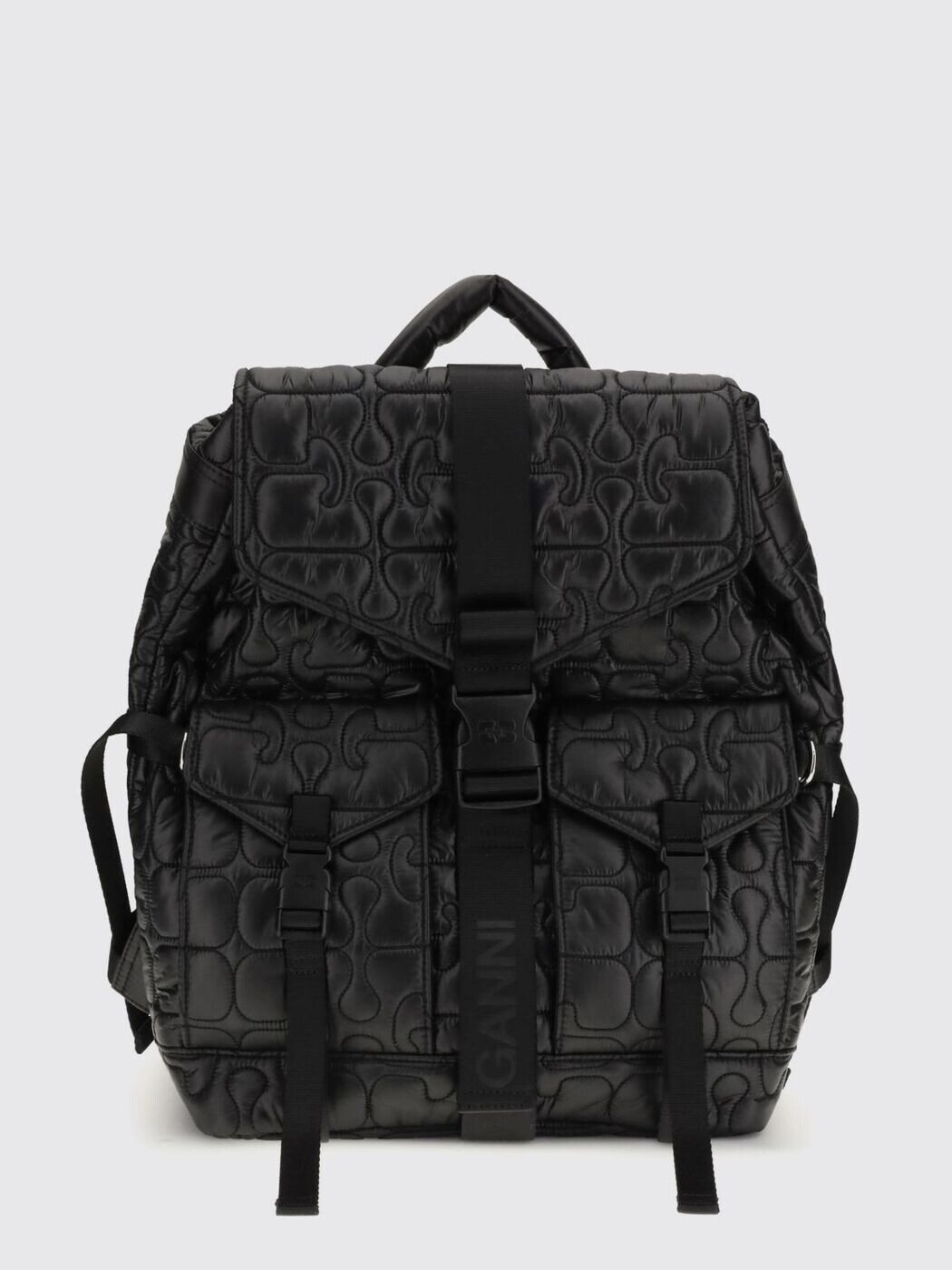 ガニー GANNI 背嚢 うしろ側容器に並べる レディース 黒いこと Backpacks and bum bags B2080004 関税 貨物輸送無料 2026SS gi