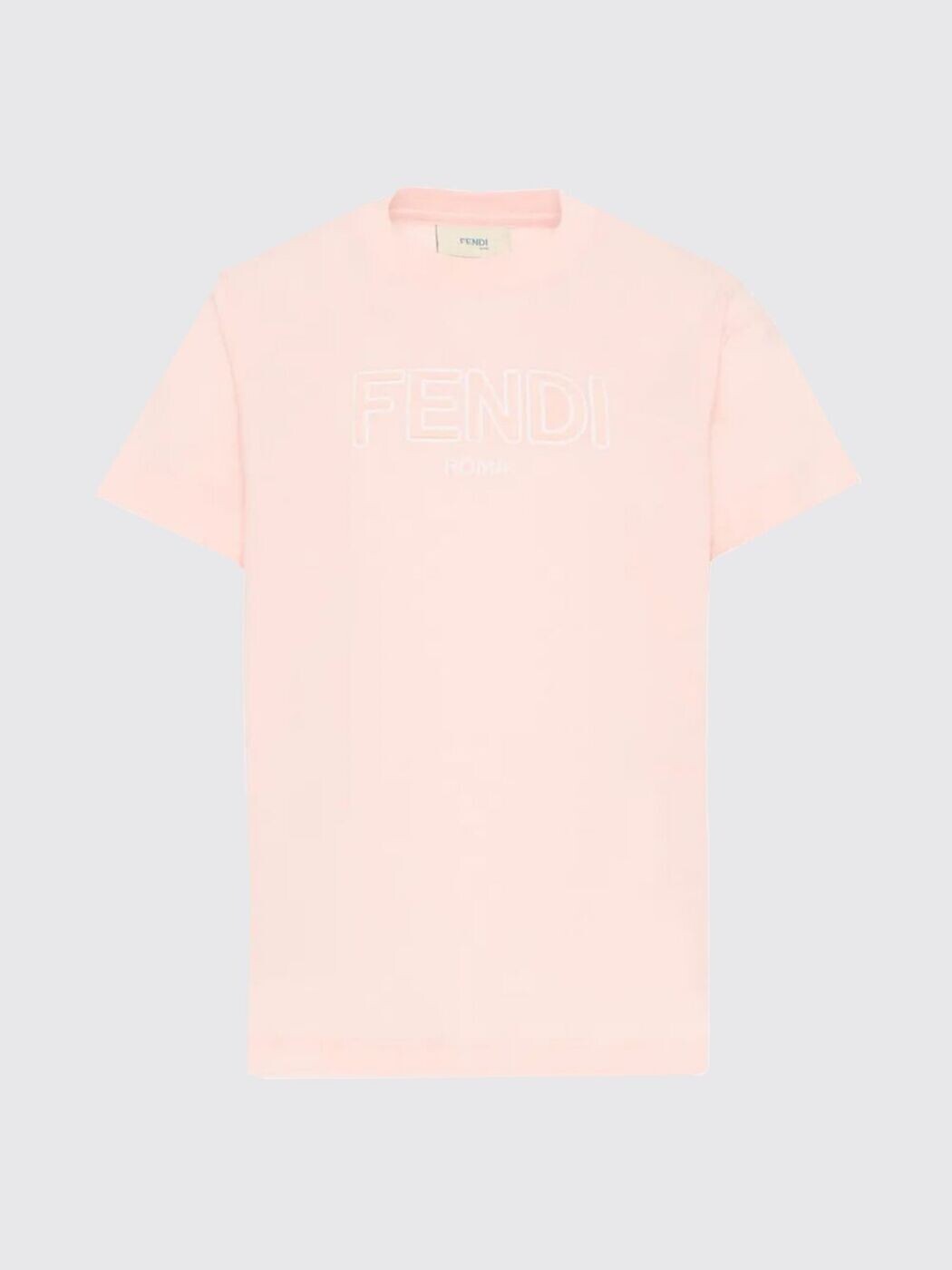 FENDI FENDI ロング衣袂ティーシャツ ティーシャツ ボーイズ さくら色 Long sleeve t-shirts JUI2027AJ 関税 貨物輸送無料 2026SS gi