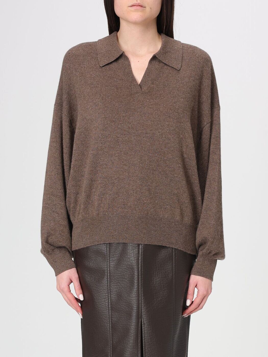 リサ・ヤン LISA YANG ポロシャツ レディース ブラウン Polo 2026310 Brown 関税 送料無料 2026SS gi｜BRANDSHOP「il Tesoro」