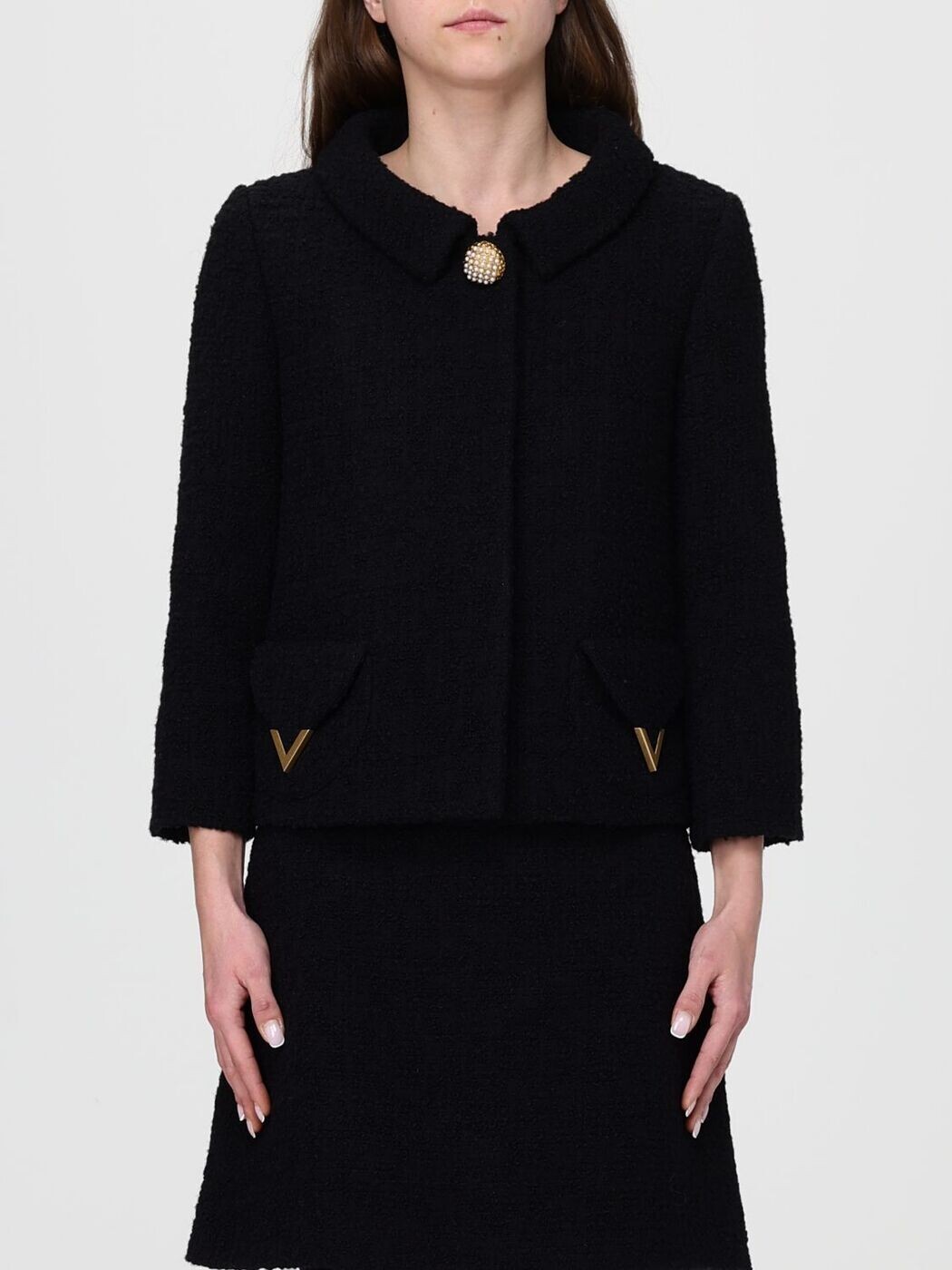 バレンチノ VALENTINO 背広上衣 背広 上衣 レディース 黒いこと Suit Jackets BCE5Y59VM 関税 貨物輸送無料 2026SS gi