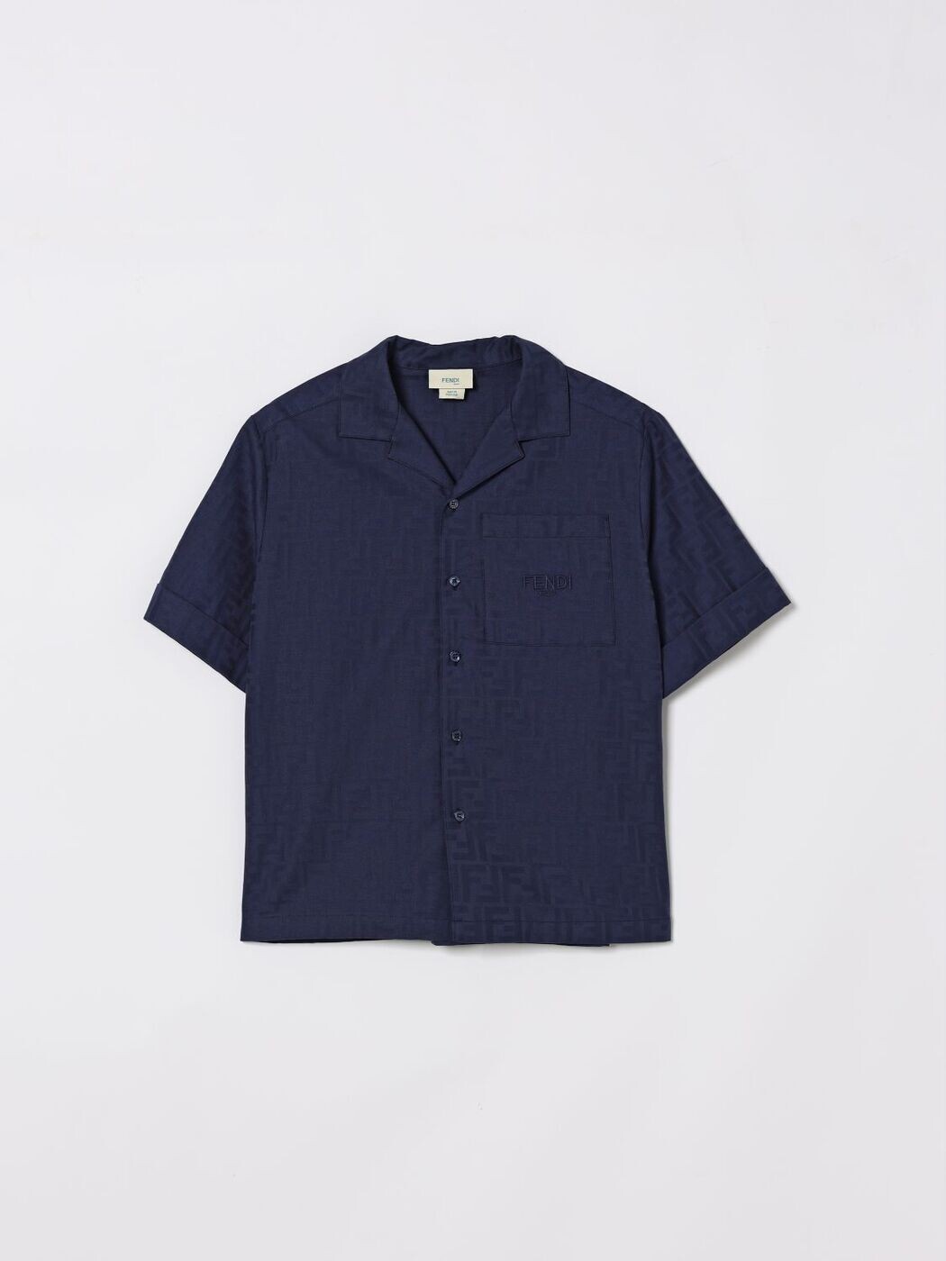 FENDI FENDI プルオーバー ボーイズ 青碧 Casual shirts JMC202AS64 関税 貨物輸送無料 2026SS gi