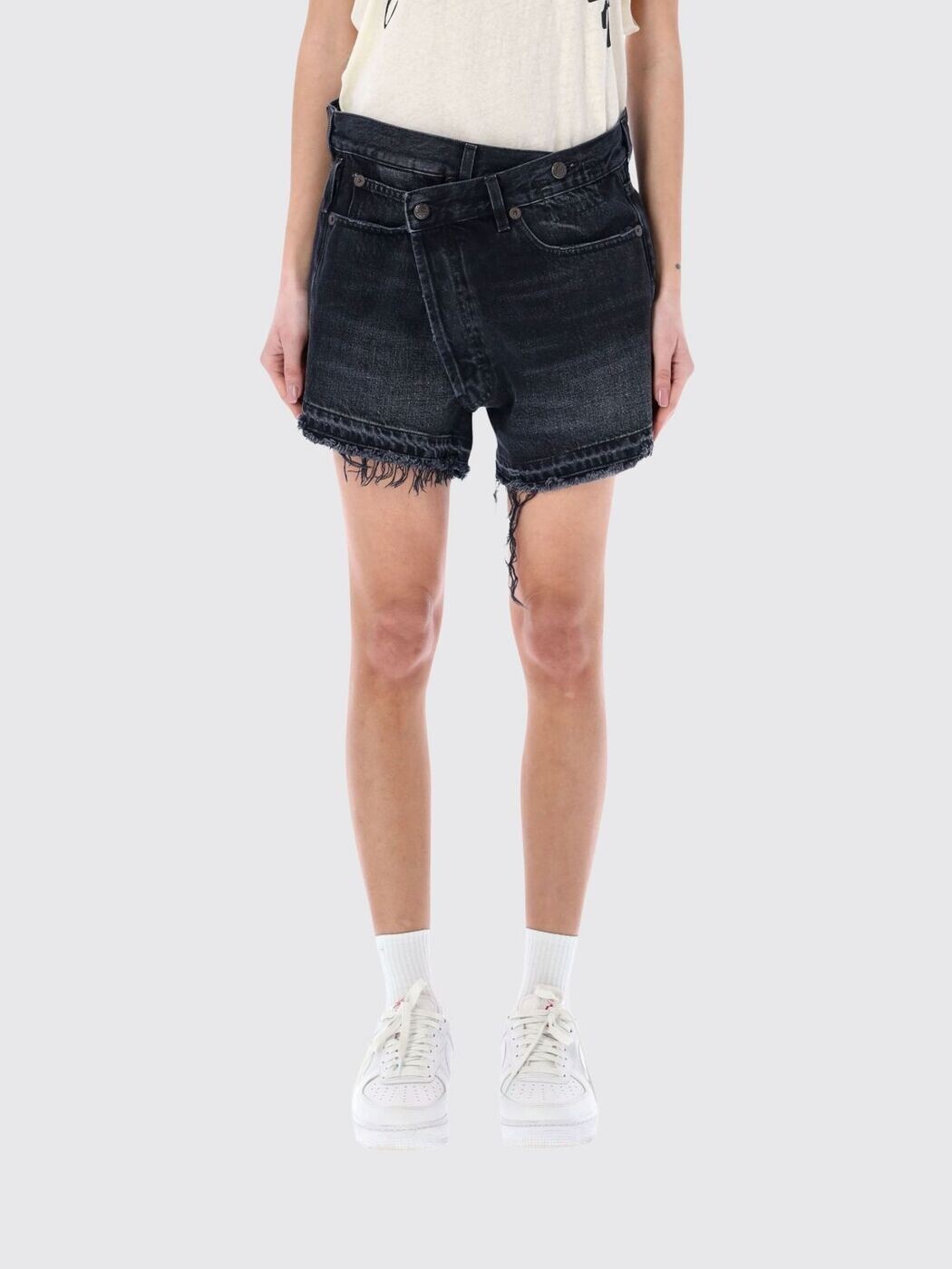 アール サーティーン R13 デニムショーツ ショーツ レディース ブラック Denim shorts R13W6055394B Black 関税 送料無料 2026SS gi｜BRANDSHOP「il Tesoro」