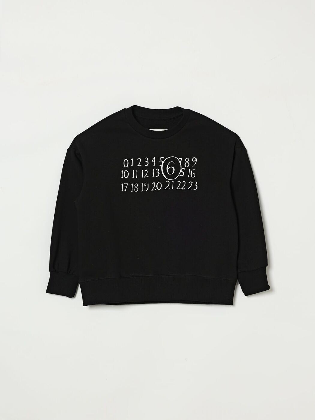 エムエムシックス 棲み家 マルジェラ MM6 MAISON MARGIELA クルーネックジャンパー 編み物お召しもの ボーイズ 黒いこと Crew neck jumpers M61009MM02X 関税 貨物輸送無料 2026SS gi
