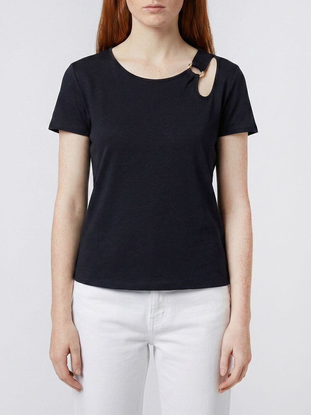 リュー ジョー LIU JO ポロシャツ Tシャツ レディース ブラック T-shirts and polo shirts TA6098JS005 Black 関税 送料無料 2026SS gi｜BRANDSHOP「il Tesoro」