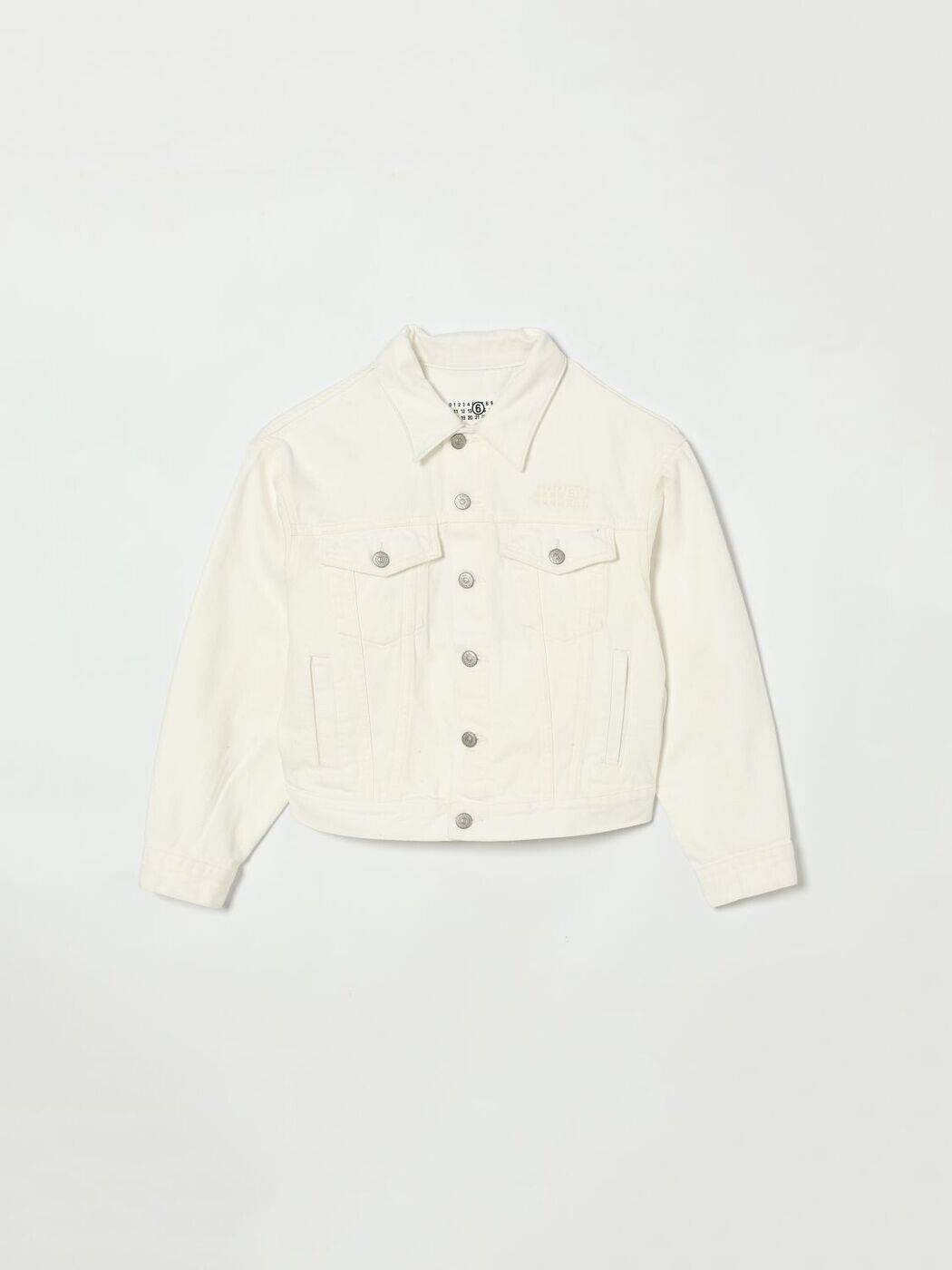 エムエムシックス 住み家 マルジェラ MM6 MAISON MARGIELA ボンバージャケット 上衣 ボーイズ 白いこと Bomber jackets M60922MM06S 関税 貨物輸送無料 2026SS gi