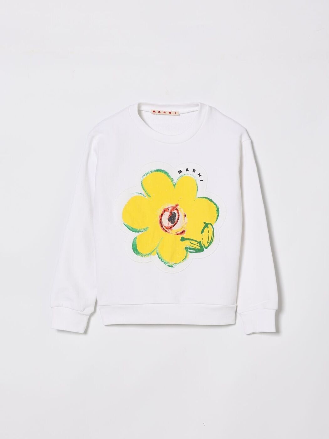 マルニ MARNI クルーネックジャンパー 編み物お召しもの ガールズ 白いこと Crew neck jumpers M01814M00V1 関税 貨物輸送無料 2026SS gi