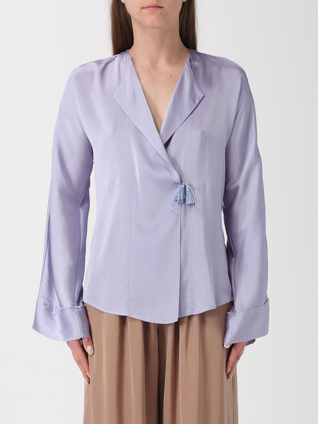 フォルテフォルテ FORTE FORTE シャツ レディース Shirts 14579MYSHIRT Lilac 関税 送料無料 2026SS gi｜BRANDSHOP「il Tesoro」