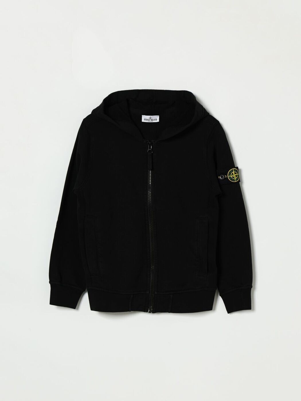 石ころ 島 STONE ISLAND JUNIOR クルーネックジャンパー 編み物御召しもの ボーイズ 黒いこと Crew neck jumpers 6100004S0040 関税 貨物輸送無料 2026SS gi