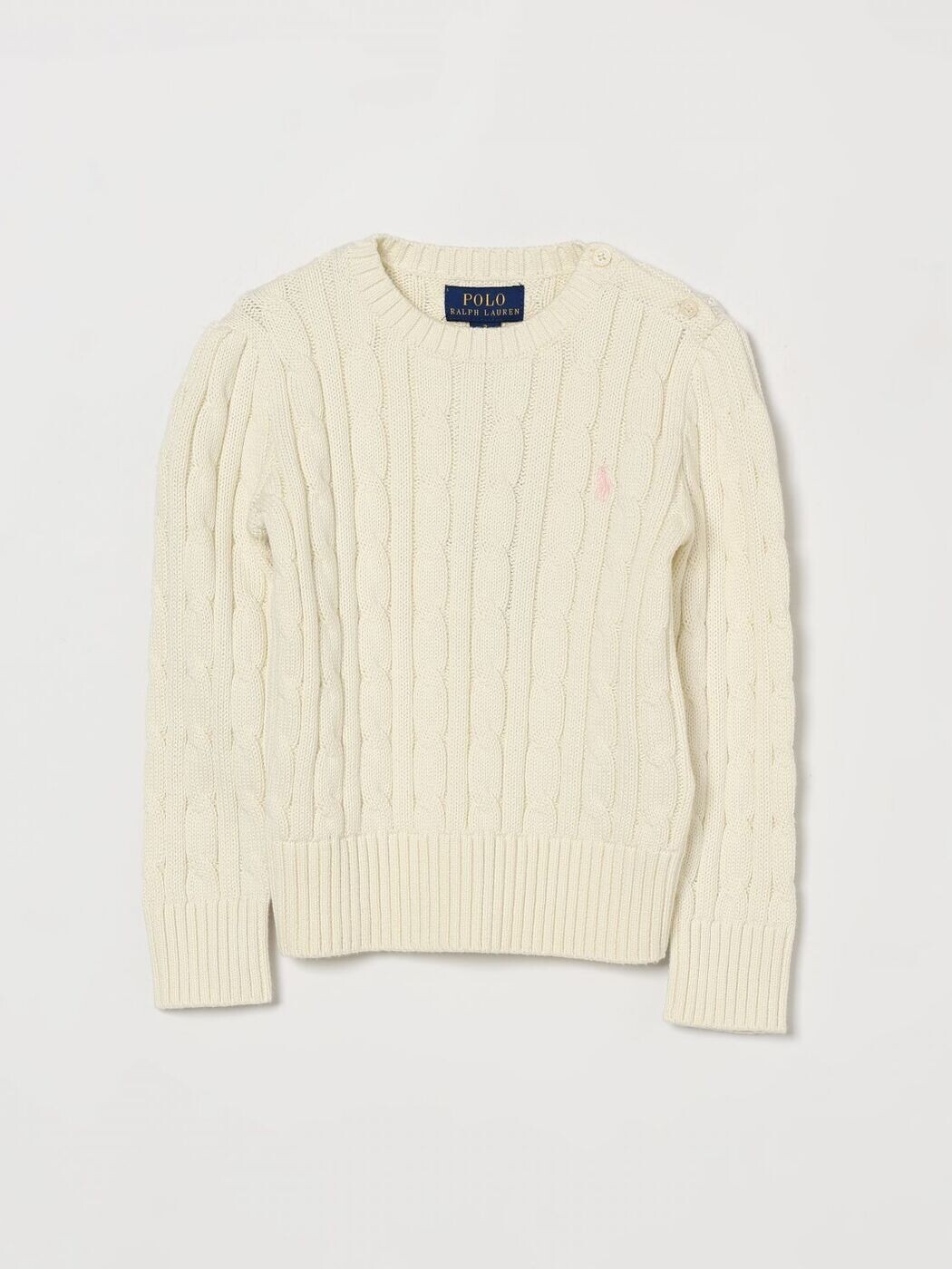 ポロ・ラルフローレン POLO RALPH LAUREN クルーネックジャンパー 編み物お召しもの ガールズ 白いこと Crew neck jumpers 312901316 関税 貨物輸送無料 2026SS gi