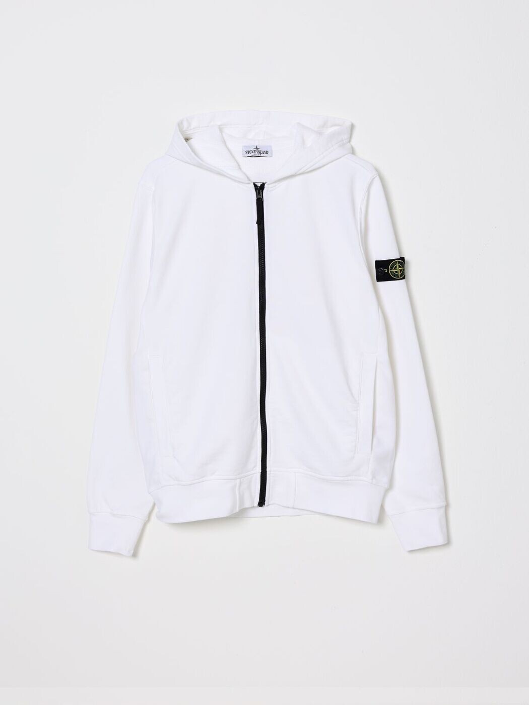 石ころ 島 STONE ISLAND JUNIOR クルーネックジャンパー 編み物御召しもの ボーイズ 白いこと Crew neck jumpers 6100004S0040 関税 貨物輸送無料 2026SS gi