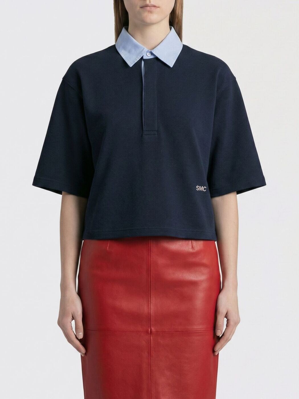 中心柱 ポールマッカートニー STELLA MCCARTNEY スポーツシャツ レディース 青碧 Polo 6J04313SQA23 関税 貨物輸送無料 2026SS gi