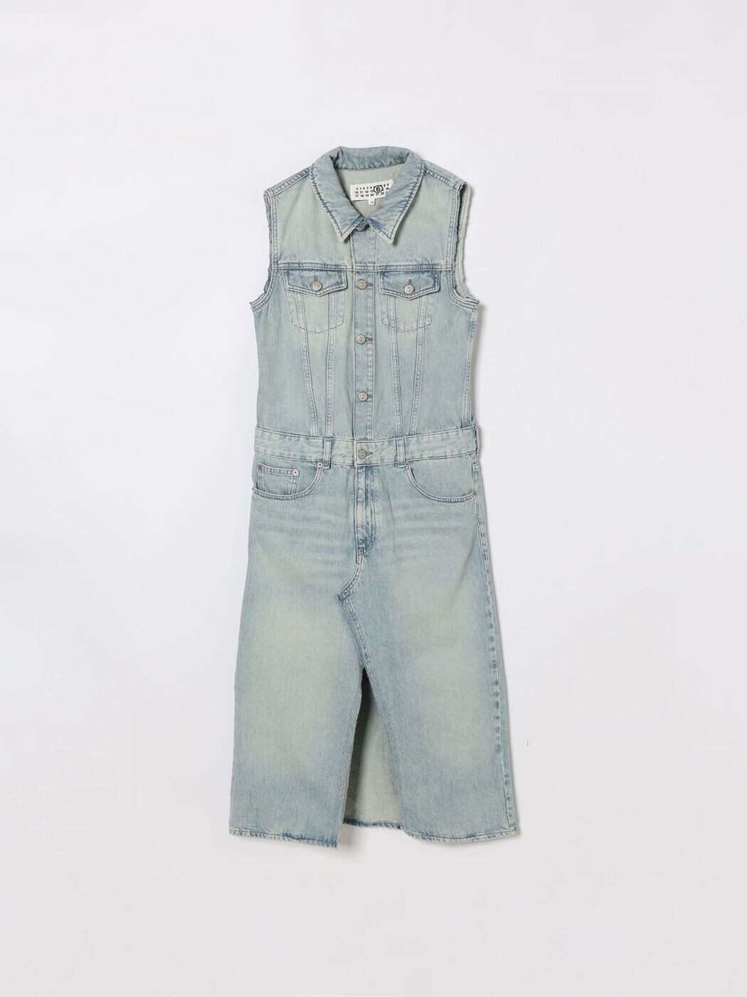 エムエムシックス 住み家 マルジェラ MM6 MAISON MARGIELA ロング御召しもの 御召しもの ガールズ 青碧 Long dresses M60940MM06Y 関税 貨物輸送無料 2026SS gi