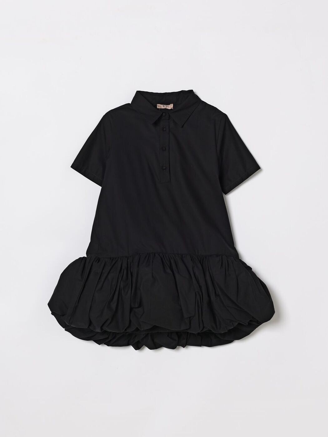 ヌメロ ヴェントゥーノ N 21 ロングお召しもの お召しもの ガールズ 黒いこと Long dresses N2109HN0417 関税 貨物輸送無料 2026SS gi