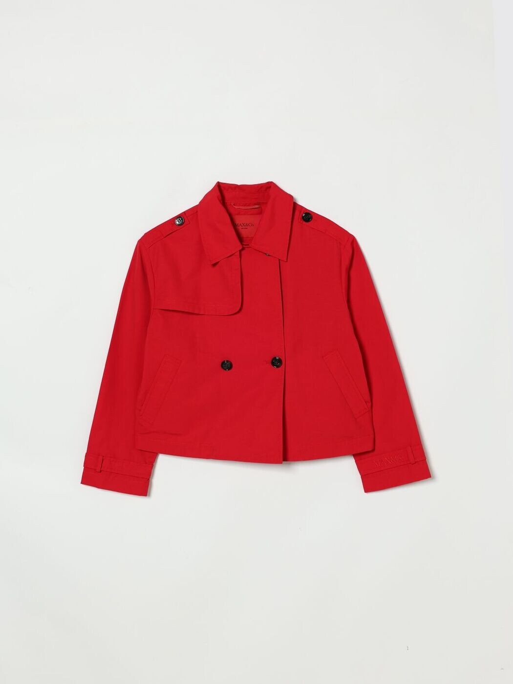 マックス アンド コー MAX\u0026CO. KID トレンチコート 厚地の外套 ガールズ 赤いこと Trench coats MX0281MX003 関税 貨物輸送無料 2026SS gi