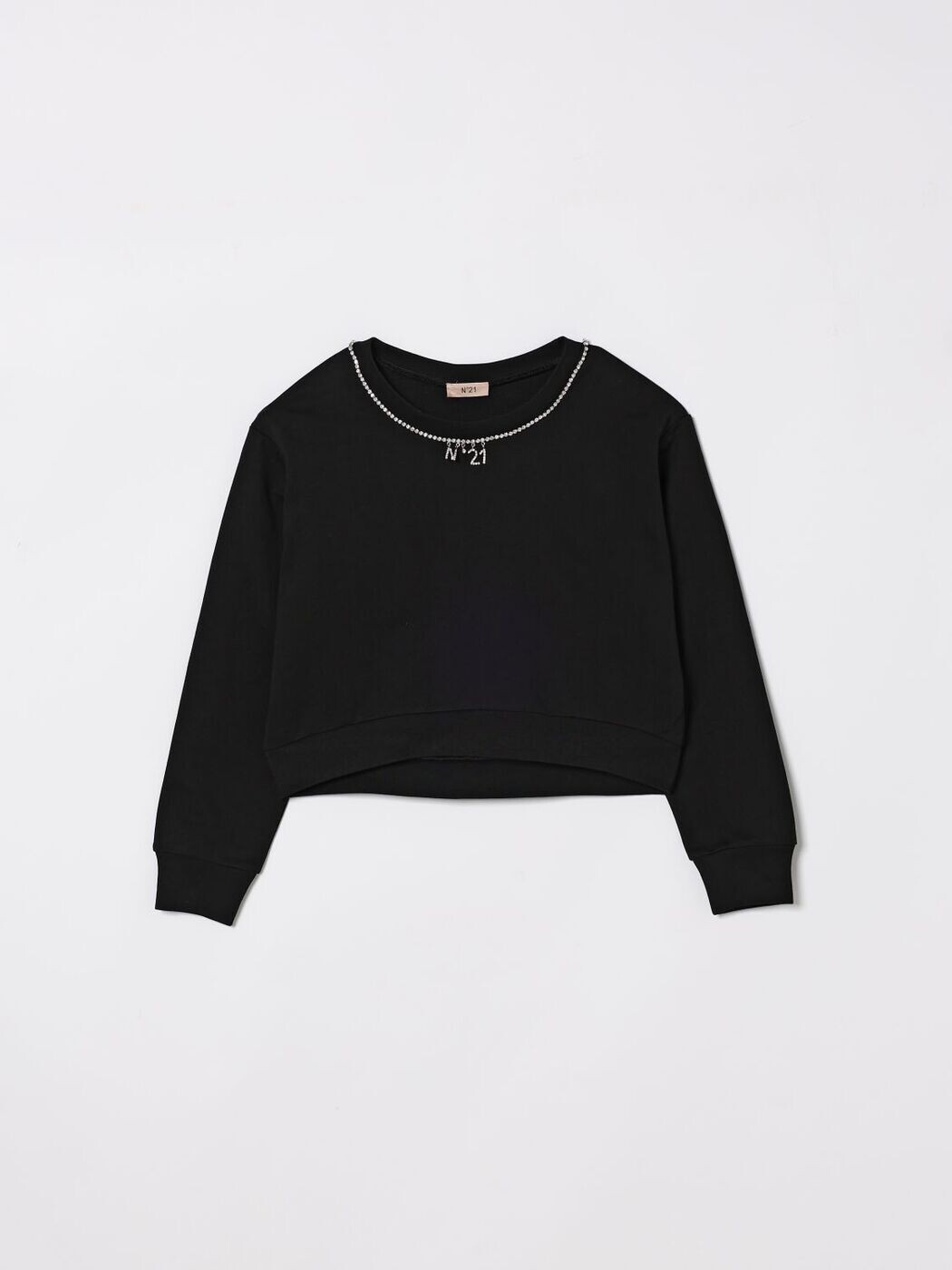 ヌメロ ヴェントゥーノ N 21 クルーネックジャンパー 編み物お召しもの ガールズ 黒いこと Crew neck jumpers N210CRN0487 関税 貨物輸送無料 2026SS gi