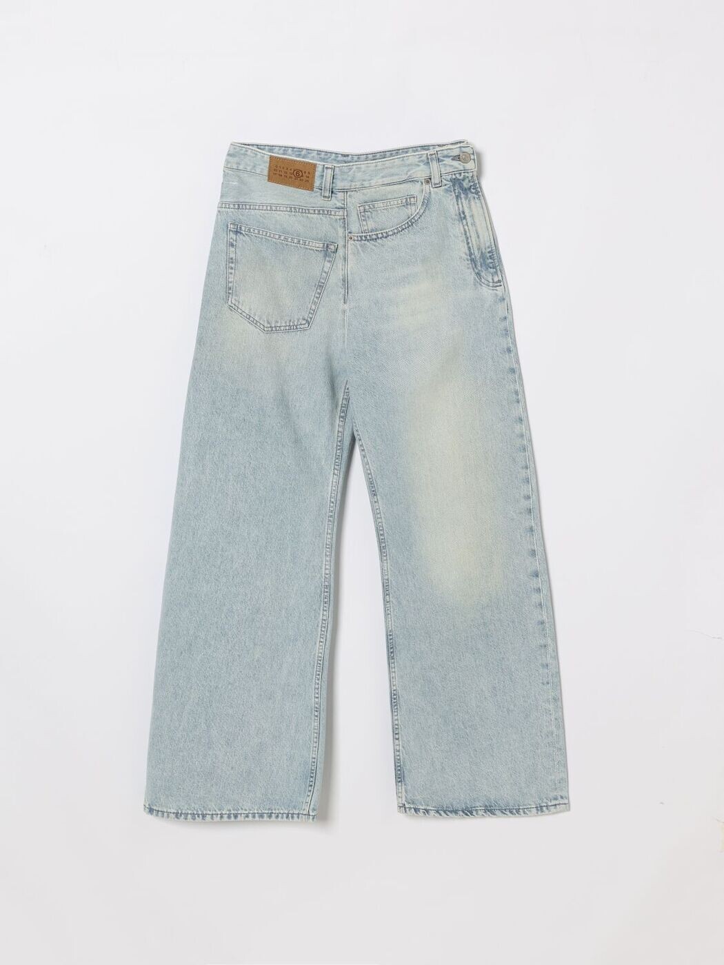 エムエムシックス 住み家 マルジェラ MM6 MAISON MARGIELA レギュラーフィットジーンズ ジーンズ ボーイズ 青碧 Regular fit jeans M60969MM06Y 関税 貨物輸送無料 2026SS gi