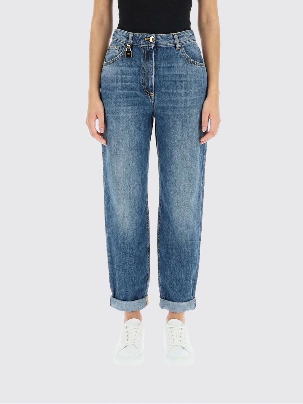 エリザベッタ フランキ ELISABETTA FRANCHI デニム レディース ブルー Jeans PJ27D61E2 Blue 関税 送料無料 2026SS gi｜BRANDSHOP「il Tesoro」