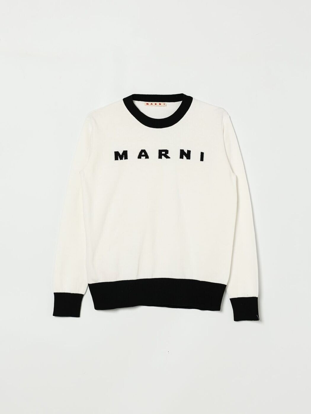 マルニ MARNI クルーネックジャンパー 編み物お召しもの ボーイズ 白いこと Crew neck jumpers M01815M00X2 関税 貨物輸送無料 2026SS gi