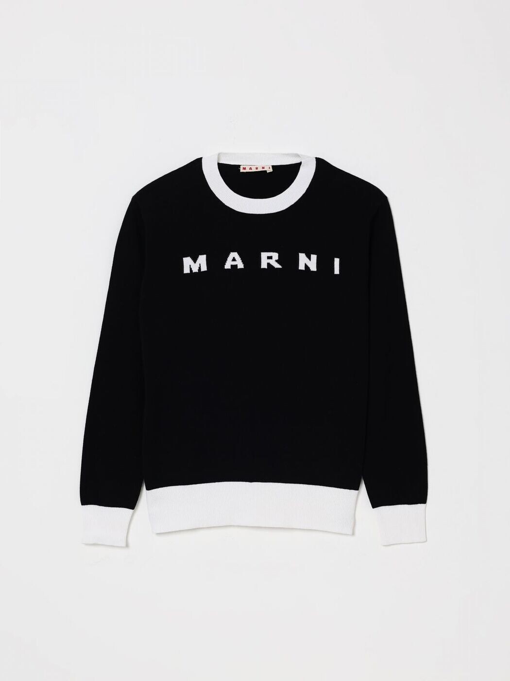 マルニ MARNI クルーネックジャンパー 編み物お召しもの ボーイズ 黒いこと Crew neck jumpers M01815M00X2 関税 貨物輸送無料 2026SS gi