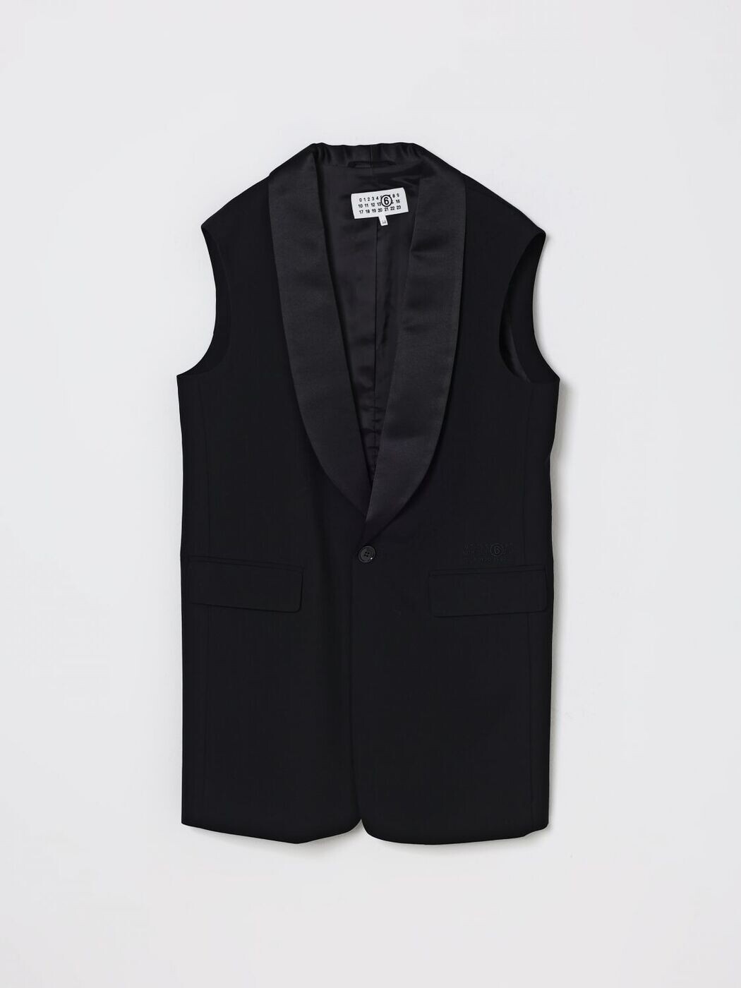 エムエムシックス メゾン マルジェラ MM6 MAISON MARGIELA ジレ ベスト ガールズ ブラック Gilet M60933MM05G Black 関税 送料無料 2026SS gi｜BRANDSHOP「il Tesoro」
