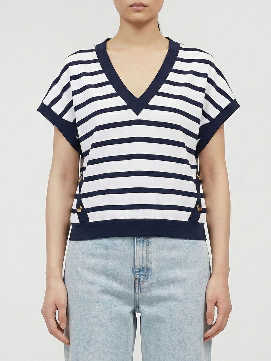 リュー ジョー LIU JO スポーツシャツ プルオーバー レディース 白いこと T-shirts and polo shirts TA6084J3867 関税 貨物輸送無料 2026SS gi