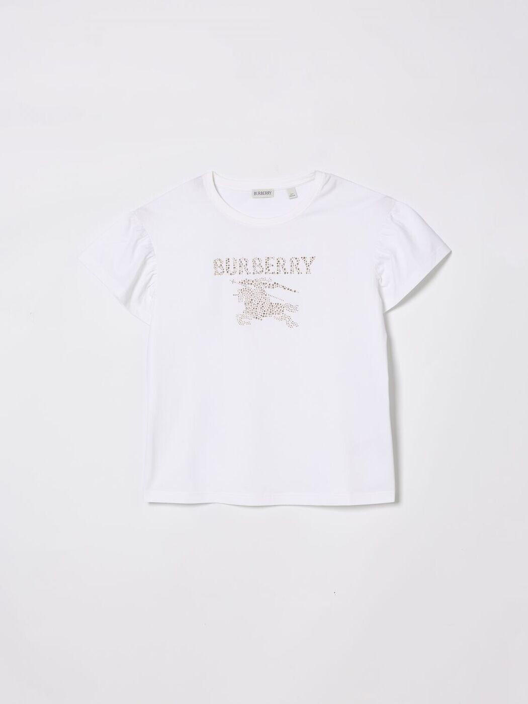 バーバリー BURBERRY ロング衣袂ティーシャツ ティーシャツ ガールズ 白いこと Long sleeve t-shirts 8120653 関税 貨物輸送無料 2026SS gi