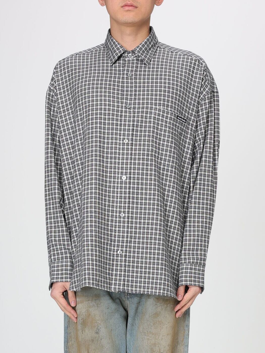 アクネ ストゥディオズ ACNE STUDIOS シャツ メンズ ブラック Shirts BB0667 Black 関税 送料無料 2026SS gi|BRANDSHOP「il Tesoro」