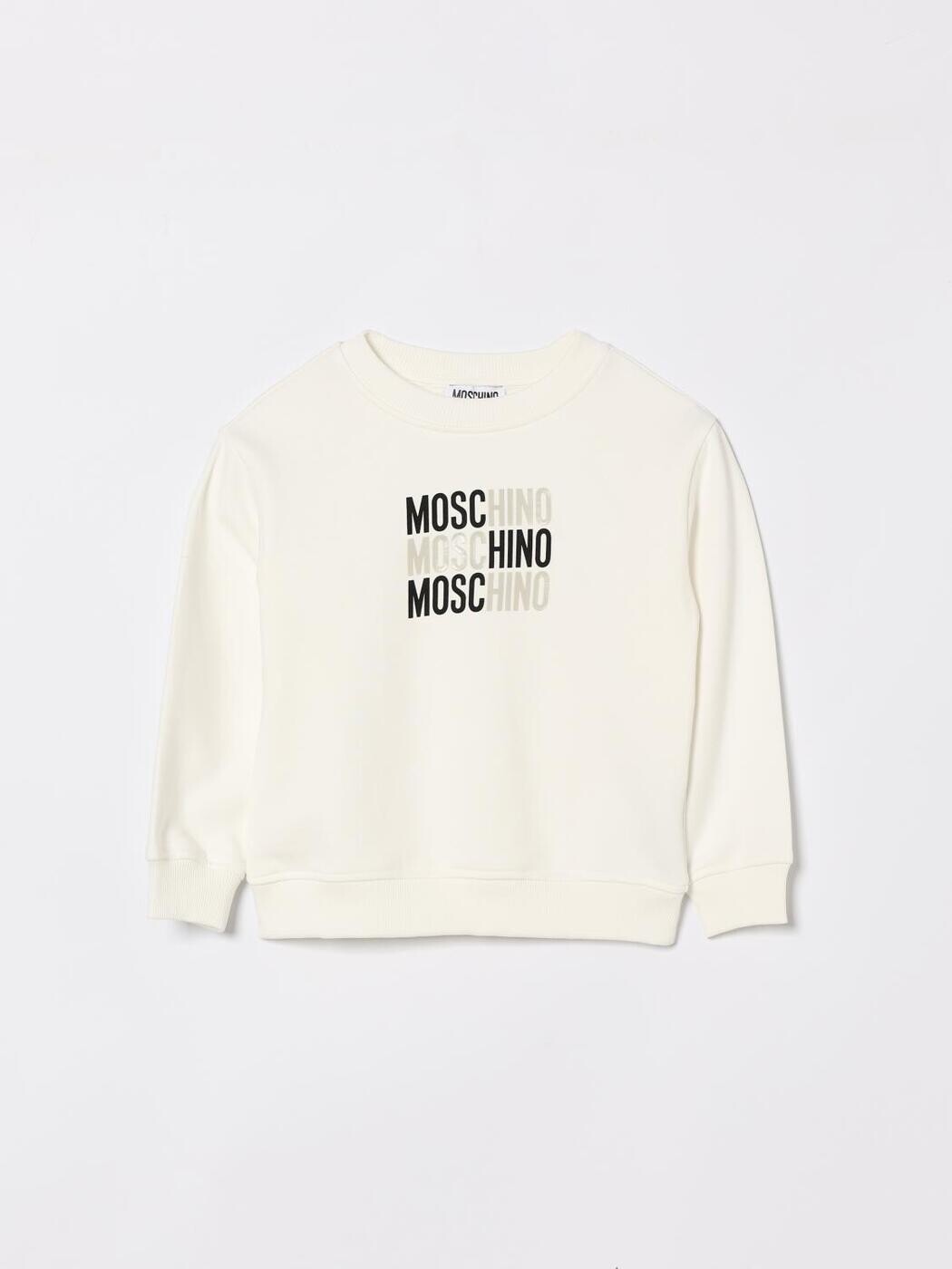 モスキーノ MOSCHINO クルーネックジャンパー ニットウェア ボーイズ ホワイト Crew neck jumpers HRF078LCA32 関税 送料無料 2026SS gi