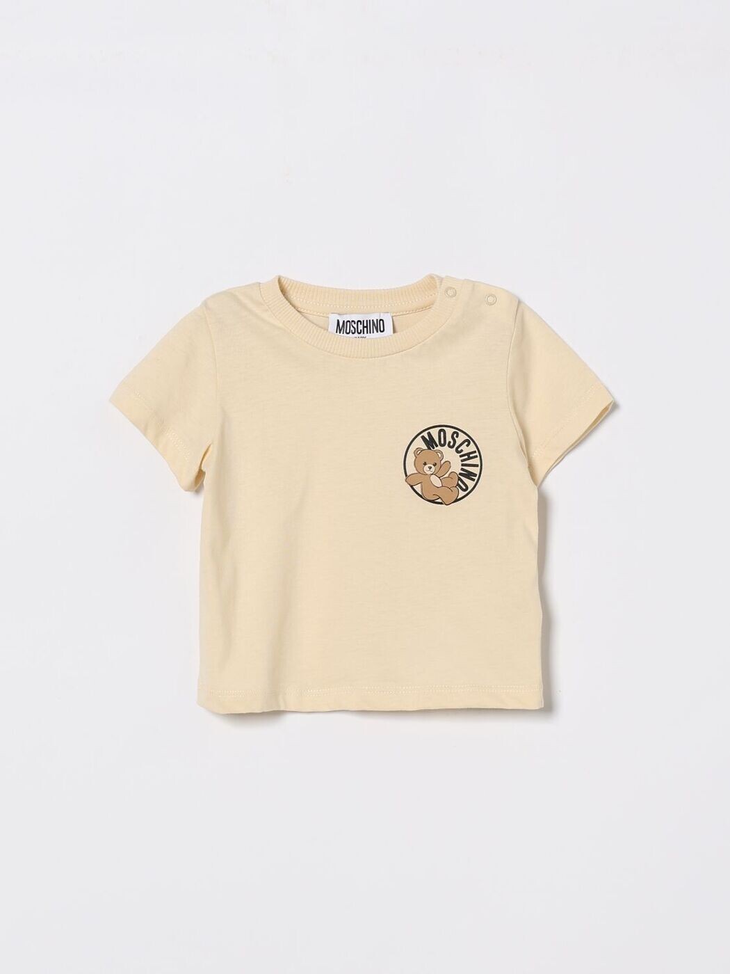 モスキーノ MOSCHINO Tシャツ トップス ベビーユニセックス ベージュ T-shirt MUM04SLAA03 Beige 関税 送料無料 2026SS gi|BRANDSHOP「il Tesoro」