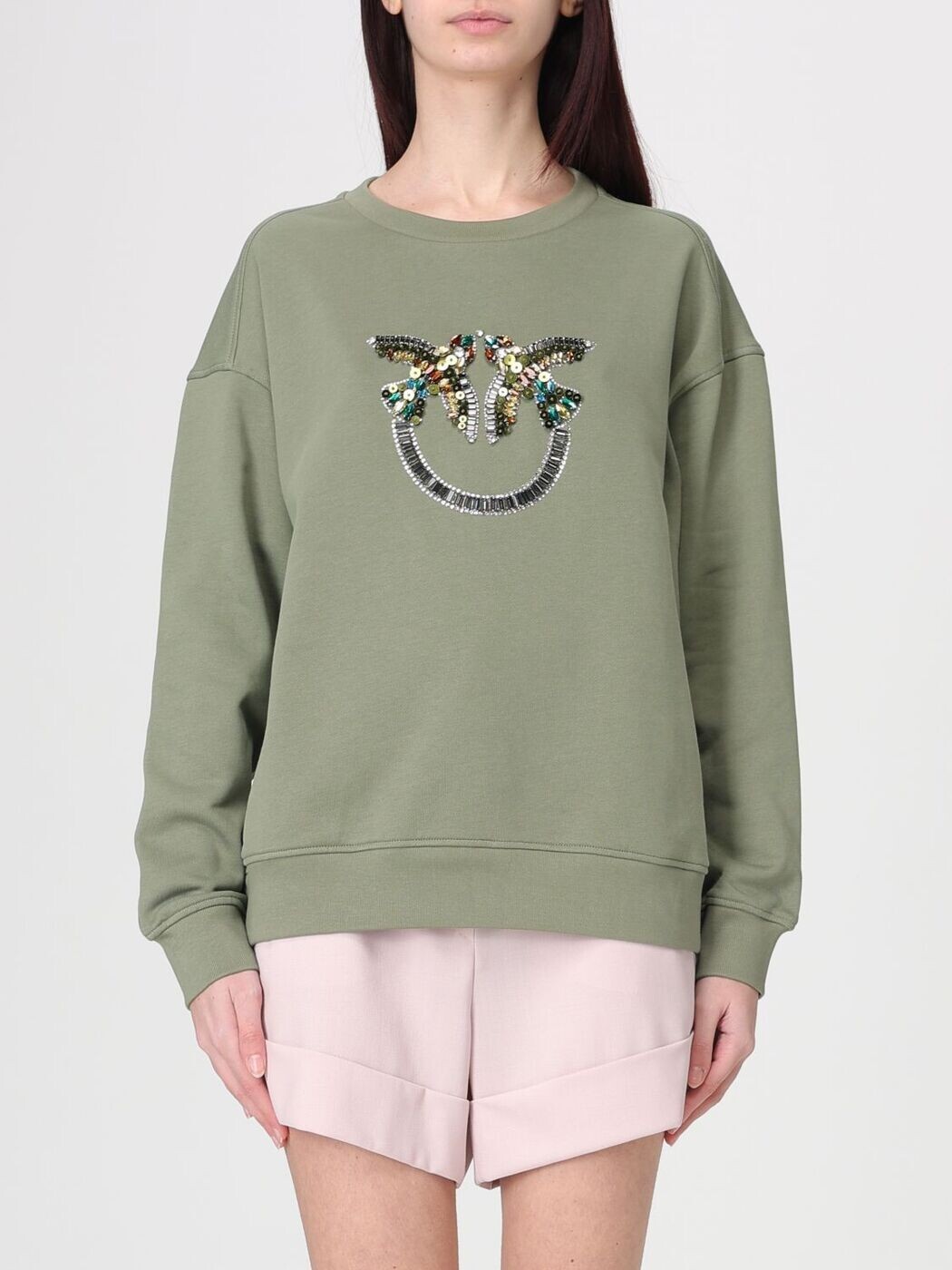 ピンコ PINKO 調教師 レディース 緑であること Sweatshirts 100534A33G 関税 貨物輸送無料 2026SS gi